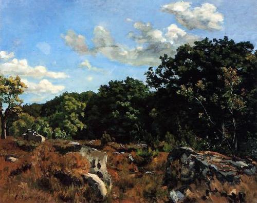 Frederic Bazille Landscape at Chailly Norge oil painting art